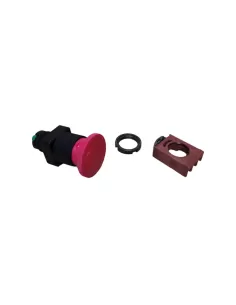 Ge power186072 p9ser4ra botón de emergencia en forma de seta d 40 mm rojo sg//rot