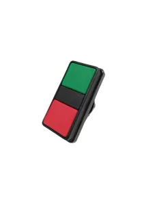 Bouton-poussoir double Schneider d1m1z rouge vert d 22 mm