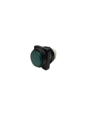 Schneider d1y1g round green illuminated head button d°22