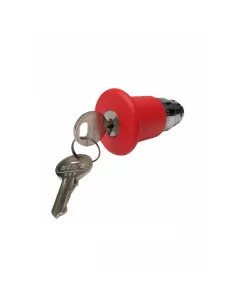 Bouton-poussoir champignon rouge Schneider zb2bs944, diamètre 40 mm, avec déverrouillage par clé