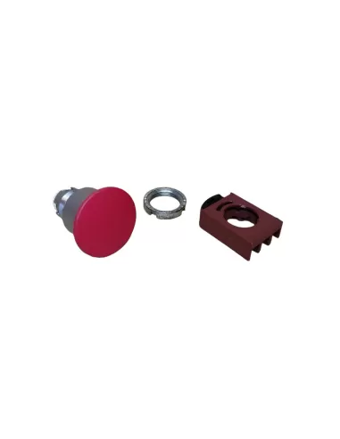 184081 p9met4rn2 pulsante a fungo d  40mm rosso