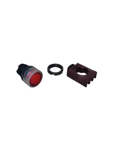 Ge power 185495 p9xplagd botón luminoso c/protector naranja