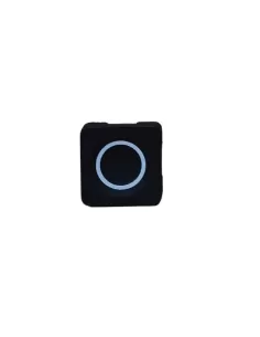 Ge power 187550 p9asbgn029 bouton avec symbole pour bouton carré avec protection noire