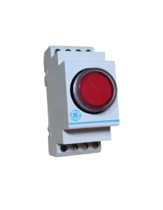Bouton lumineux rouge GE Power 128104 1NA 1NC BA9S