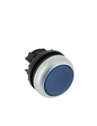 Bouton-poussoir lumineux bleu Eaton 216931 m22-dl-b avec écrou annulaire