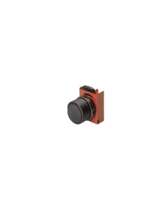 Gewiss gw74002 bouton avec protection sans lumineux noir