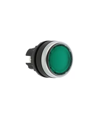 Bouton-poussoir encastré lumineux vert Eaton 081616 rlt-gn