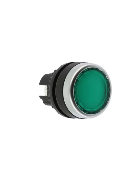 Bouton-poussoir encastré lumineux vert Eaton 081616 rlt-gn