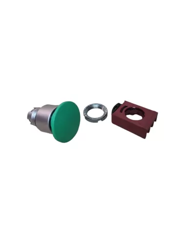 Ge power 184062 p9met4vn1 pulsador tipo seta d 40mm verde sg//tr