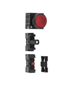 Bouton-poussoir lumineux rouge Siemens 3SB32500AA21 (LED) 110 V CA 1R
