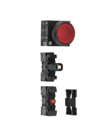 Siemens 3sb32500aa21 pulsante luminoso rosso led 110vac 1r