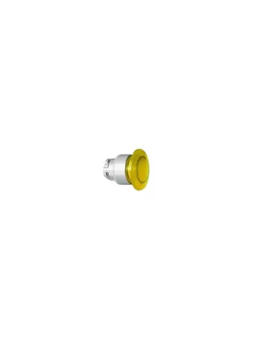 Lovato 8lm2tbl6145 mushroom button 40mm yellow lum imp