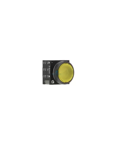 Bouton-poussoir plat lumineux jaune Siemens 3SB32060AA31, 22 mm, 1 L
