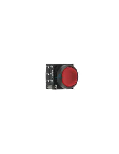 Siemens 3sb30010aa21 red illuminated flat push button