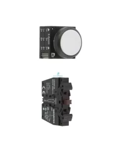 Siemens 3sb32010aa61 pulsador plano blanco 22mm 1no+1nc