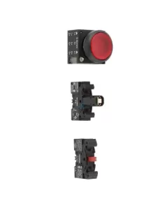 Siemens 3sb32540aa21 pulsador luminoso LED plastico rojo 230vac 1nc