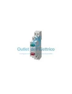 Siemens 5TE4841 Pulsador luminoso 2t. 1no+1nc 20a 400vac 1um