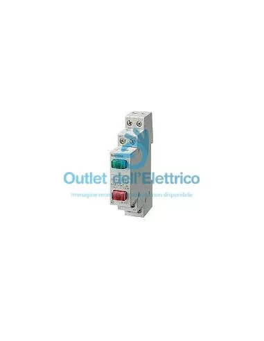 Siemens 5TE4841 Pulsante luminoso 2t. 1na+1nc 20a 400vca 1um
