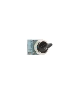 Siemens 3sb35002la11 selector negro de 2 posiciones con retorno, metal