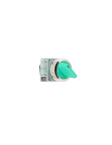 Siemens 3sb35002da41 green metal selector switch 3 permanent positions