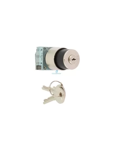 Sélecteur à clé métallique Siemens 3SB35004MD01 CES à 2 positions avec retour à zéro