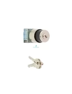 Siemens 3sb35004pd31 3-position metal key selector switch