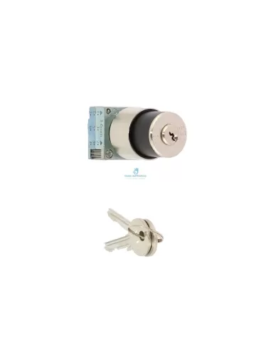 Siemens 3sb35004pd31 3-position metal key selector switch