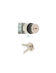 Siemens 3sb35004qd01 CES metal key selector switch 3 positions with return to 0