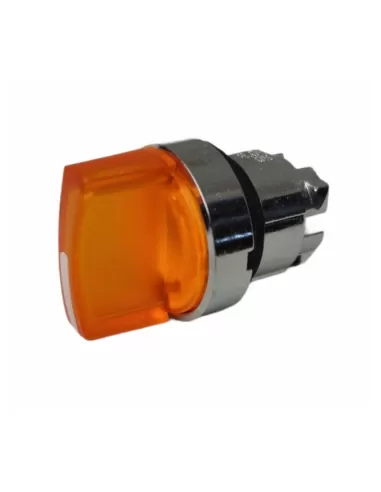 Tête de sélection lumineuse orange Schneider zb4bk1853