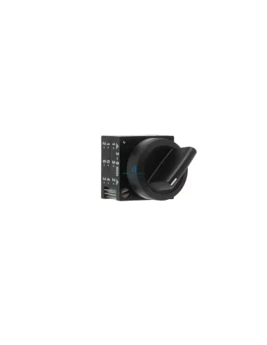 Siemens 3sb30002ja11 black lever selector, 2 positions with return