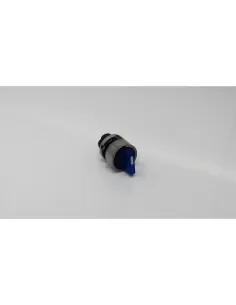 New elfin 020stamlablw 2-position lever illuminated selector switch, permanent blue metal