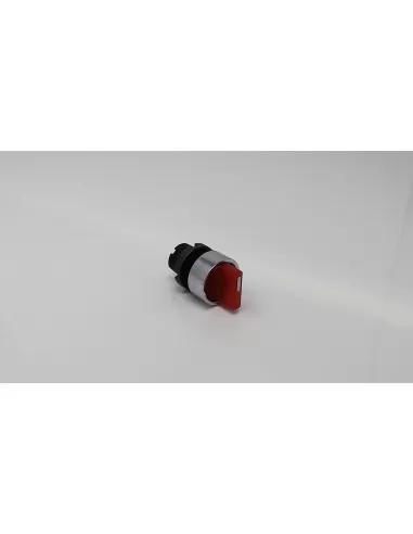 New elfin 020stamlarw selettore luminoso a leva 2 pos permanente rosso metallo