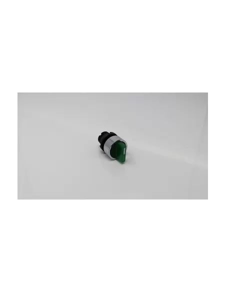 Nuevo selector luminoso elfin 020stamlavw con 2 posiciones de palanca metálica verde permanente Nuevo selector luminoso elfin 020stamlavw con 2 posiciones de palanca metálica verde permanente