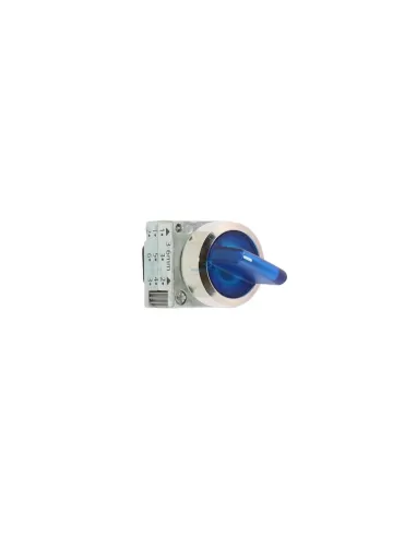 Siemens 3sb35012ka51 blauer Metall-Leuchtwähler, 2 feste Positionen