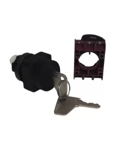 Sélecteur de touches Ge Power 186439 P9SSCZ0T95 à 3 positions fixes I-0-II