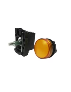 Schneider xb5avg5 yellow led indicator light 110v
