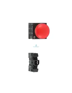 Siemens 3sb32046ba20 red indicator lamp ba9s