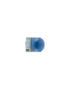 Voyant lumineux Siemens 3SB35016AA50, métal bleu lisse, gemme
