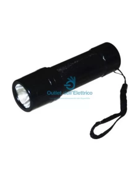 Lampe torche LED miniature CFG EL019 noire 0,5 watt avec piles incluses
