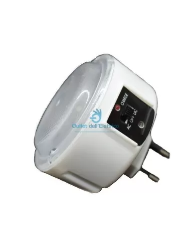 Tecnid h9004l mini lampe rechargeable 3 LED blanches 230v