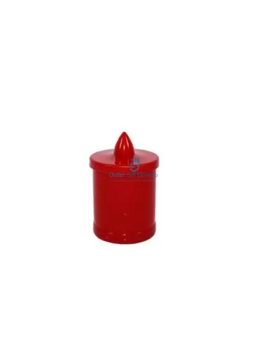 Tecnid t6785 votive lamp 1 red LED 2xc