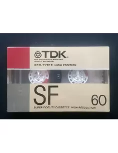 Cassette audio TDK SF-60N, position 60 SF 60N chromée
