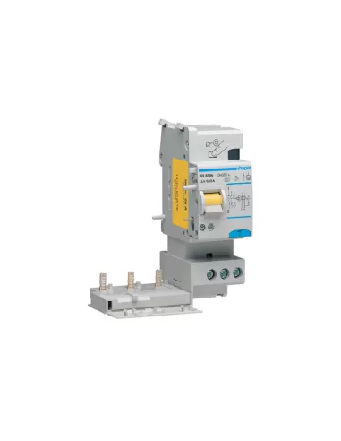 Bloc différentiel Hager BD364N 3P 30 mA 63 A CA 3 modules DIN