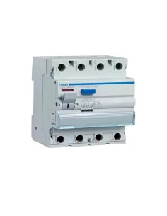 Interruptor diferencial puro Hager cgc440h, accesible, 4p 500ma 40a, 4 módulos DIN