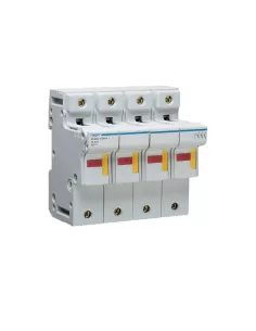 Hager ls604 portafusibles con accesorios 14x51 3p n 6m