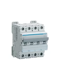 Disjoncteur Hager MCA406 4P 4 pôles 4x6A 6kA courbe en C 4 modules DIN