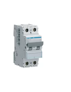Disjoncteur Hager 1P N 1 pôle neutre 40 A 6 kA courbe C 2 modules DIN