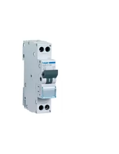 Hager mjn532a interruttore automatico magnetotermico 1p n 1 polo   neutro 32a 4 5ka curva c 1 modul0 din