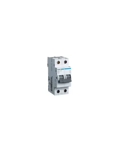 Hager disjoncteur automatique 1p n 1 pôle neutre 6a 4,5ka courbe c 2 modules din