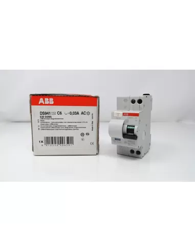 Abb ds941 interruptor diferencial 4.5k 1pn c6 30ma eb 039 5